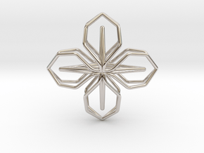 A-LINE Blossom, Pendant in Rhodium Plated Brass