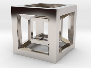 4D Hypercube in Platinum