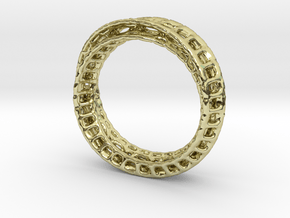 Twisted Bond Ring Size14 (23mm) in 18K Gold Plated