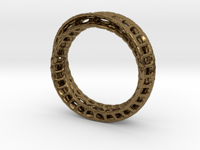 Twisted Bond Ring Size14 (23mm) in Natural Bronze