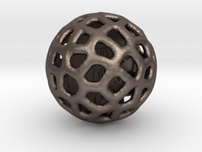 ZWOOKY Style 3406  -  Sphere in Polished Bronzed Silver Steel