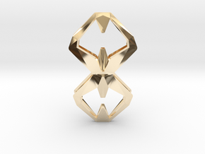 Sharp Union, Pendant. Sharp Chic  in 14k Gold Plated Brass