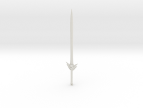 Feather Edge Sword in White Natural Versatile Plastic