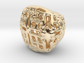 PA Sharm V21 H11x15x13SE731 in 14k Gold Plated Brass