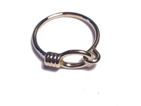 Rope Chain Ring - Sz. 6 in 14K Yellow Gold