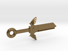 Zelda Master Sword House Key Blank - KW1/66 in Natural Bronze
