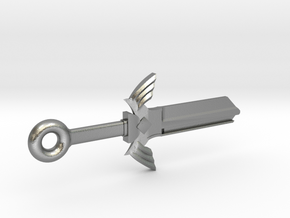 Zelda Master Sword House Key Blank - KW1/66 in Natural Silver