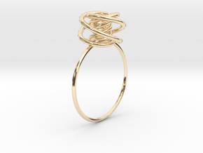 ring in 14k Gold Plated Brass