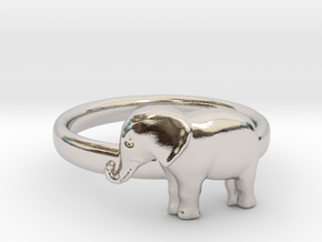 Elephant Ring in Platinum