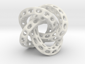 The Hollow Hole Knot in White Natural Versatile Plastic