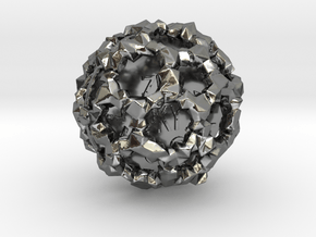 ZWOOKY Style 3414  -  Sphere in Fine Detail Polished Silver