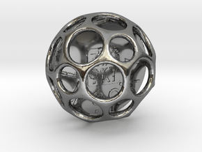 ZWOOKY Style 3413  -  Sphere in Fine Detail Polished Silver