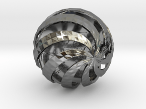 ZWOOKY Style 3411  -  Sphere in Fine Detail Polished Silver