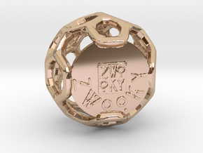 ZWOOKY Style 3409  -  Sphere in 14k Rose Gold Plated Brass