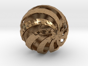 ZWOOKY Style 3411  -  Sphere in Natural Brass