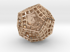 ZWOOKY Style 3416  -  Sphere in 14k Rose Gold Plated Brass