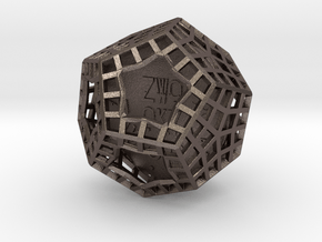 ZWOOKY Style 3416  -  Sphere in Polished Bronzed Silver Steel