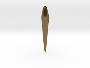 SHARP SPACER Pendant. Smooth Shaped for Perfect Co in Natural Bronze