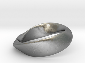 01-Mobius Ring No.13 in Natural Silver