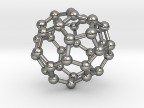 0040 Fullerene c36-12 c2 in Natural Silver