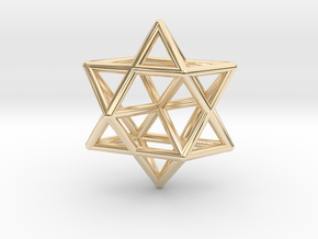 Star Pendant #1 in 14k Gold Plated Brass