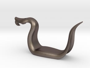 Snake in Polished Bronzed Silver Steel