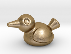 Birdie bottle opener in Polished Gold Steel