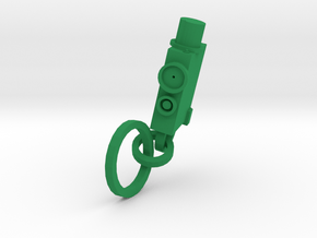 JCAD Keychain  in Green Processed Versatile Plastic