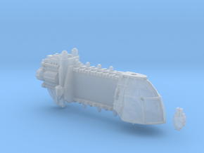 Trojan System Ship Hull in Smooth Fine Detail Plastic