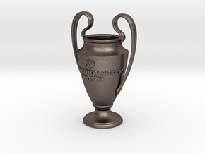 UEFA Cup in Polished Bronzed Silver Steel