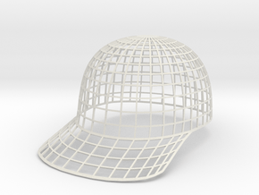 Vortex Hat - Small in White Natural Versatile Plastic