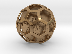 ZWOOKY Style 3422  -  Sphere in Natural Brass