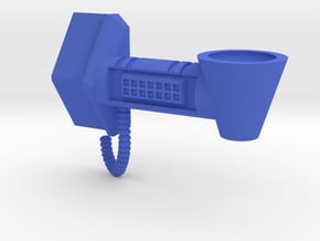 Battle Ram Standard Holder - Left-Hand in Blue Processed Versatile Plastic