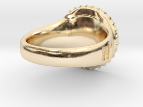 Chat Ring Size 7.5 in 14K Yellow Gold