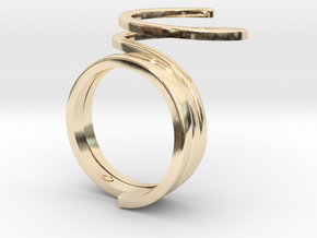 Wrap Ring in 14k Gold Plated Brass