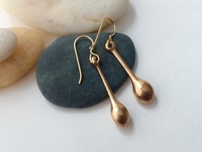 Teardrop Earrings - Bronze Age Earrings for Today in Natural Bronze
