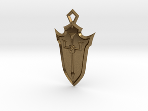 Crusader Shield in Natural Bronze