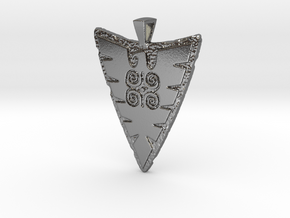 Eagle Pendant (double-sided) in Polished Silver