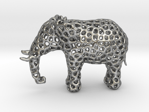 The Osseous Elephant in Natural Silver