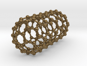 0044 Carbon Nanotube Capped (5,5) in Natural Bronze