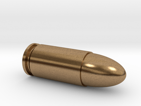 Silver Bullet 9mm (Solid) in Natural Brass