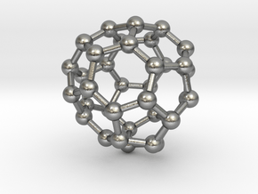 0042 Fullerene c36-14 d2d in Natural Silver