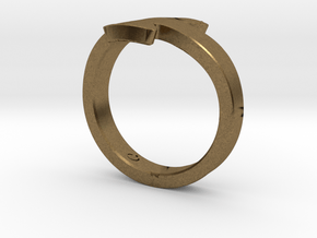 Seagull ring  in Natural Bronze