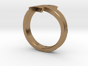 Seagull ring  in Natural Brass
