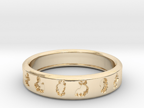 Pokemon Ring in 14k Gold Plated Brass: 11 / 64