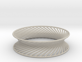 Hyperboloid Structure Bracelet in Natural Sandstone