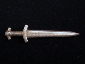 Iron Sword in Polished Bronzed Silver Steel