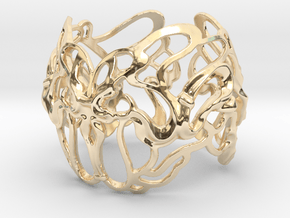 metà braccialetto G in 14k Gold Plated Brass