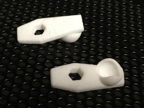 Foot Set for ModiBot Mo figure in White Natural Versatile Plastic