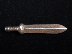 Toon Hero's Sword in Polished Bronzed Silver Steel